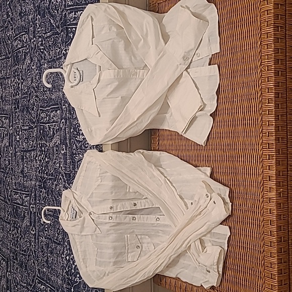 A. Byer Tops - 2 for 1 White Dress Shirts